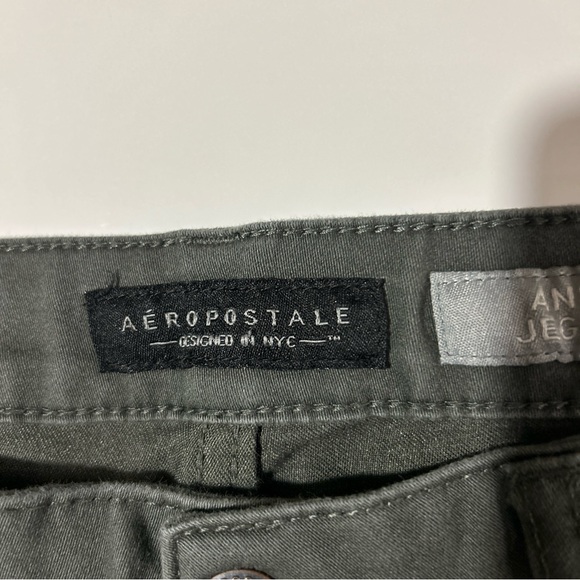 Aeropostale Ankle Jegging Women’s 8 Jeans Low Rise Dark Gray Casual Y2K Skinny - Picture 5 of 11